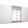 360 x 230 x 62 cm Weiß