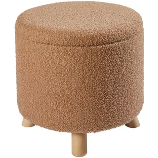 Nölle Profi Brush Hocker mit Stauraum Kunststoff 40 x 37 x 40 cm Beige
