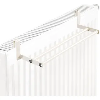 Handtuchhalter Heizkörper aus ABS und Carbonstahl, 120°C Hitzebeständig, Wäscheständer Heizung, Heizkörper Wäschetrockner, Heizkörperregal mit Handtuchhalter Funktion (A)