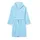 Unisex Kinder Fleece-Bademantel Morgenmantel bleu 110/116