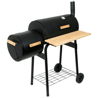 BBQ-Toro Smoker BBQ Smoker Grill, Holzkohle Grillwagen, Barbecue Holzkohlegrill schwarz