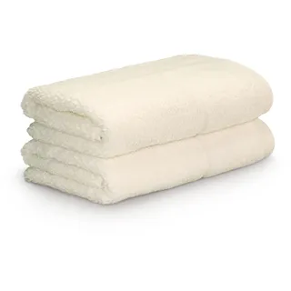 Frottana Pearl Handtuch 50 x 100 cm aus 100% Baumwolle, Ivory 2er Set