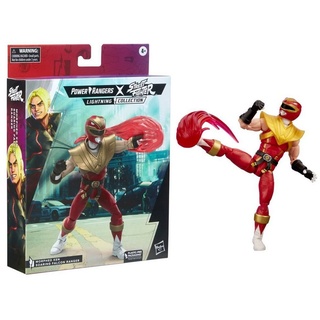 Hasbro Actionfigur Power Rangers X Street Fighter Morphed Ken Soaring Falcon Ranger Set