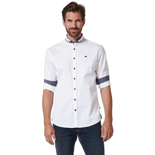 Engbers Langarmhemd Langarm-Hemd uni weiß