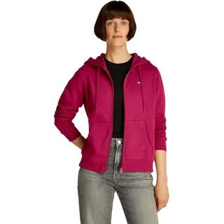 Tommy Jeans Damen Hoodie mit Reißverschluss Zip Thru mit Kapuze - XS