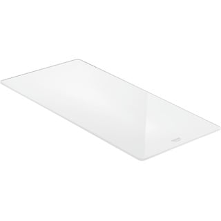 GROHE Glasschneidebrett (Material: Glas, bruchsicher, 450 x 240 x 19mm, L-Size), weiß, 40786L00