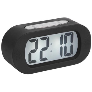 Karlsson - Uhr, Wecker Gummy - Silikon - schwarz - H7 x B14 x T5 cm