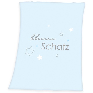 Baby Best Kuscheldecke - 75 x 100 cm - Kleiner Schatz - Blau
