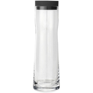 Blomus Wasserkaraffe Splash, Anthrazit, Kunststoff, Glas, 1 L, 29.5 cm, Deckel, Kaffee & Tee, Kannen, Karaffen