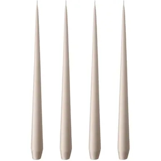 ester & erik Taper Candles, Box, 32cm, 4 Stück, 22 Linen Grey