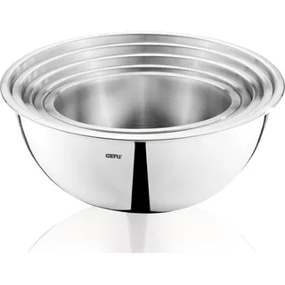 GEFU Edelstahlschüssel-Set Silber 5-tlg.