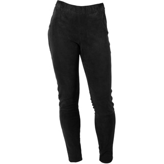 Lederhose MAZE "4202171" Gr. XL, Normalgrößen, schwarz (black) Damen Hosen Lederhosen