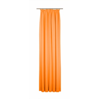 Vorhang WIRTH "Felsted" Gardinen Gr. 150 cm, Kräuselband, 132 cm, orange Gardinen nach Räumen Gardine