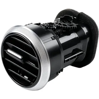 Lüftungsgitter für das Armaturenbrett, ABS, Ersatz kompatibel für A3 S3 8P 2008–2012 OEM 8P0820901C Innen-Mittelkonsole Luftstromauslass Montage für einfache Installation, Schwarz