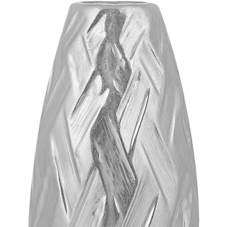 Steinzeug Dekovase 33 Silber ARPAD