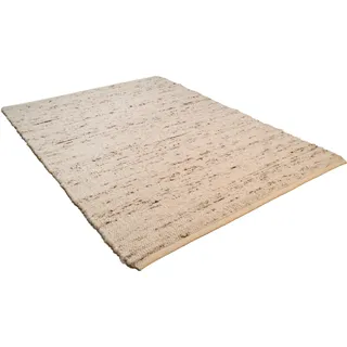 THEKO Wollteppich THEKO "Allgäu Super, handgewebt" Gr. 11, beige (natur), B:70cm H:10mm L:240cm, Wolle, Teppiche, Handweb Teppich, reine Schurwolle, auch als Läufer, Kundenliebling