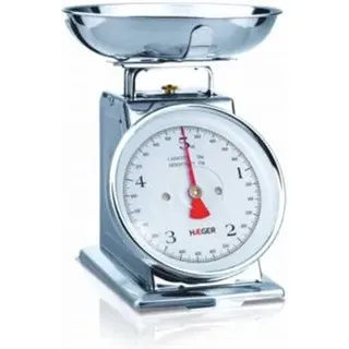 Grandmother Stainless Steel Countertop Square Scale de mechanische Küchenwaage - Haeger