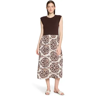 Cartoon Damen Casual-Kleid mit Eingrifftaschen 40, Nature/Brown - 40