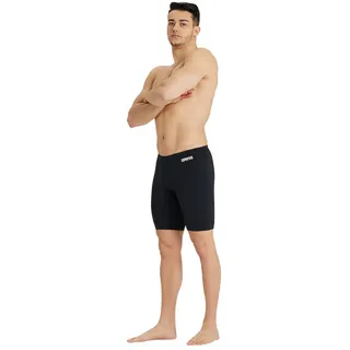 Arena Men's Team Swim Jammer Solid Black/White 9