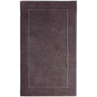 Aquanova Badematte London, Aubergine, Textil, Uni, rechteckig, 60x100 cm, für Fußbodenheizung geeignet, rutschhemmend, Badtextilien, Badematten