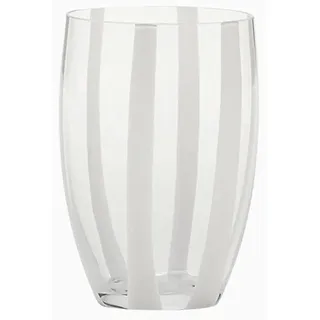 Zafferano Gessato tumbler coloured glass - Transparent