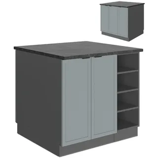Vicco Kochinsel Fame-Line 90 x 82 x 60 cm Hellblau