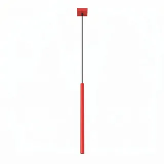 Sollux Pastelo 1-flg. G9 60 cm Stahl/Rot