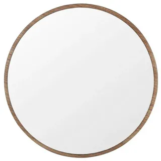Gozos Spiegel Gozos Modern Runde Spiegel, Wandspiegel (60 x 60 x 3 cm, Runder Spiegel), gerahmter Ganzkörperspiegel mit holz Ø 60 cm