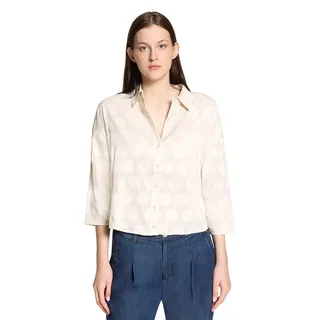 Cartoon Schlupfbluse mit Kragen Beige 42