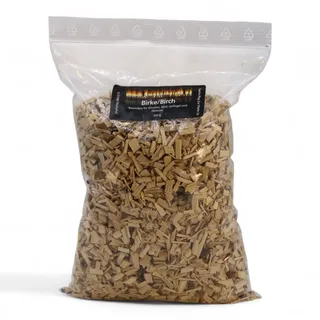 Räucherchips Mix & Set – individuell kombinierbar mit 26 Sorten a 200g – BBQ & Smoker Holzchips selbst wählen (Birke)