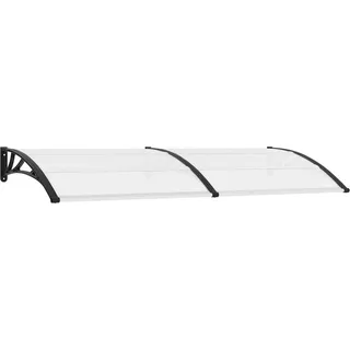 vidaXL Türvordach 240 x 100 cm schwarz