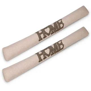 Beautissu Zugluftstopper 120 x 8 cm Beige