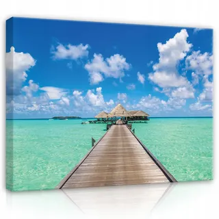 Wallarena Leinwand, Mehrfarbig, Holzwerkstoff, Recyclingholz, Abstrakt, Rechteckig, 120x80 cm, FSC 100%, 3D-Effekt, Bilder und Zubehör, Wandbilder, Leinwandbilder