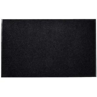 vidaXL Fußmatte 90 x 60 cm Schwarz