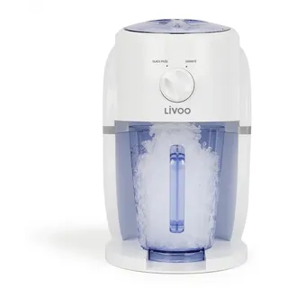 LIVOO Slush und Crushed-Ice-Maschine, Eisherstellung, Weiss