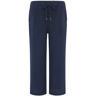 Zwillingsherz Musselin Hose aus 100% Baumwolle – Hochwertige Sommerhose für Damen Frauen Mädchen - Marlenehose Freizeithose Culottes - Strandhose locker luftig perfekt für Frühling Sommer - L-XL
