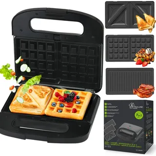 Extralink Smart Life Grill Sandwich & Waffeleisen SJ-37A, Grill Toaster & Waffeleisen