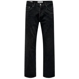 ONLY & SONS Weite Jeans - Weite Baggy Jeans - schwarz ONSEDGE schwarz
