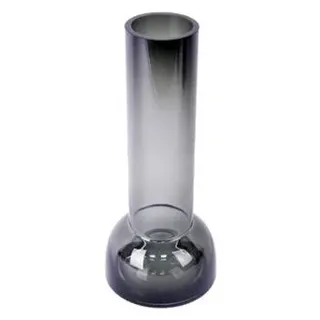 Stilvolle Glasvase im eleganten Kelchdesign – 38 cm in edlem Anthrazit