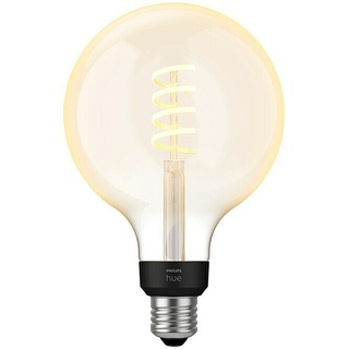 Philips Hue LED-Lampe White Ambiance Filament  (E27, Dimmbar, 550 lm, 7 W, Lampenbezeichnung: G125)
