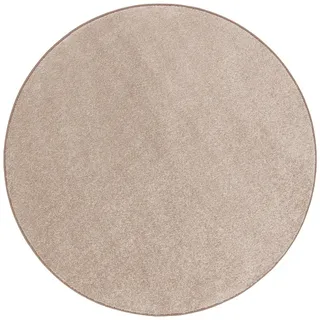 Snapstyle Luna Hochflorteppich Ø 200 cm Schwarz