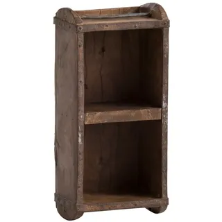 Woodkings Wandregal Ziegelform 40 x 20 x 10 cm Braun