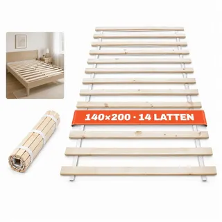 wolkenland Lattenrost PREMIUM Rollrost 14 Latten 140 x 200 cm
