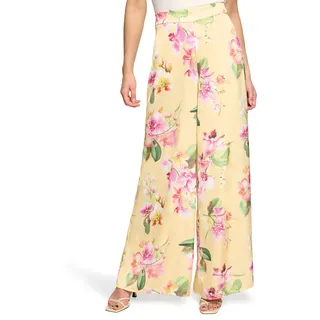 Vera Mont Marlene-Hose mit Blumenprint Gelb 38