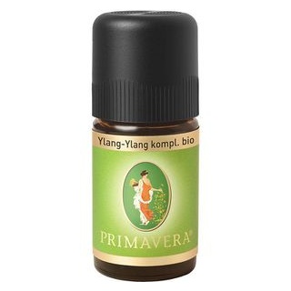 Primavera Duftöl Ylang-Ylang komplett bio, Sinnlichkeit und Harmonie, für Duftlampen, 5 ml