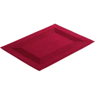 VOSSEN New Generation Badteppich 50 x 70 cm rubin