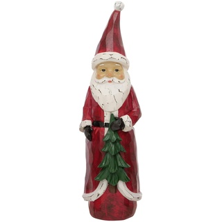 B. Deko-Figur Pedros Weihnachtsmann mit Tannenbaum, H 40,00 cm - 2023794