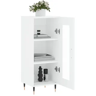 vidaXL Sideboard 34,5 x 34 x 90 cm Weiß