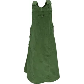Guru-Shop Minirock Cord-Latzrock, Trägerkleid, Hippierock - grün alternative Bekleidung grün L/XL