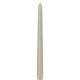 Duni Leuchterkerzen Uni greige, ca. 7 Std. Brenndauer, 250 x 22 mm 50 Stück
